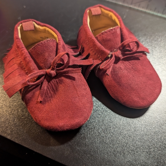 Other - Stylish Burgundy Kids Moccasins